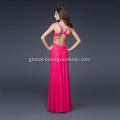 Full-length Evening Dress Sweetheart Wide Straps Full-length Chiffon Beading2 Supplier